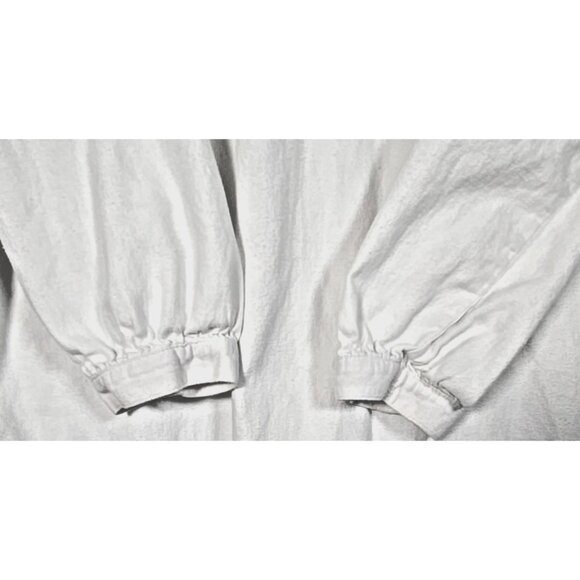 L.L. Bean Prairie Cotton Flannel Nightgown 0 YS85 Embroidery Pintuck Cottage L - Picture 12 of 12